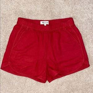 Madewell Rust Colored Shorts